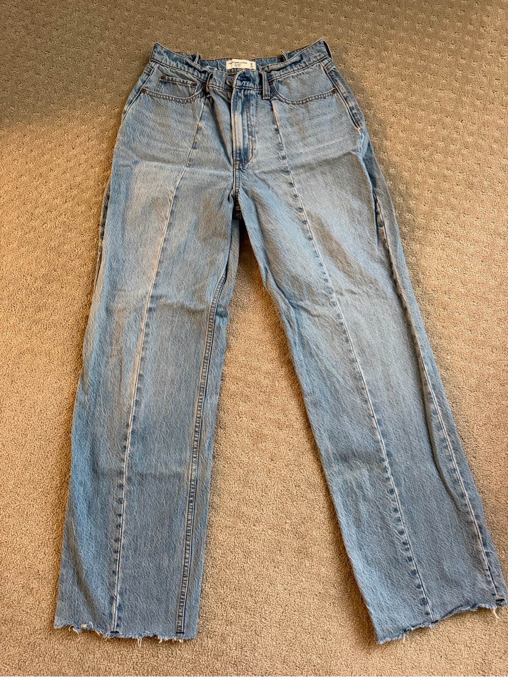 Abercrombie & Fitch The Loose High Rise Jeans - SIZE 28 6L Curve Love